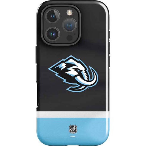 NHL Utah Mammoth Striped Jersey iPhone 16 Pro Max Impact Case